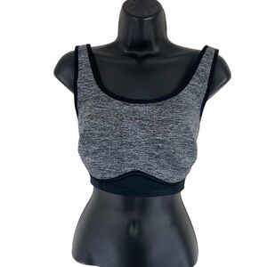 plus size Women's Gray  and black Sports Bra full support size 40D